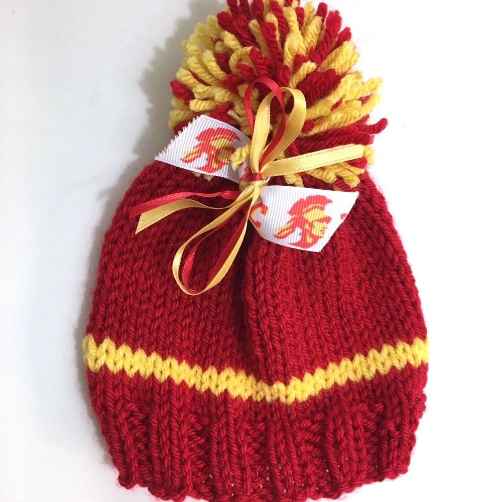 USC TROJANS Handmade Baby Hat *NEW*